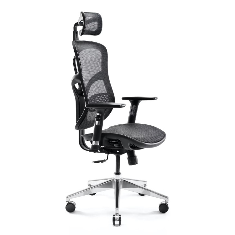 Čierne kancelárske kreslo Diablo