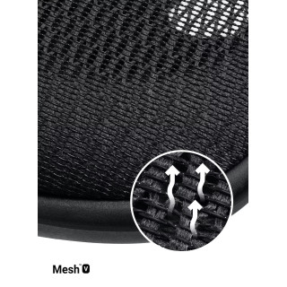 Čierne kancelárske kreslo Diablo