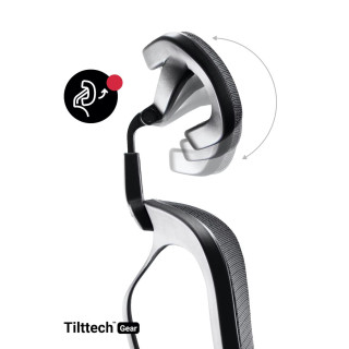 Čierne kancelárske kreslo Diablo