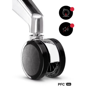 Ergonomické kreslo Diablo bielo-čiernej farby