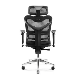 Čierne ergonomické kreslo Diablo