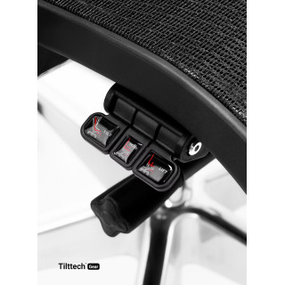 Čierne ergonomické kreslo Diablo