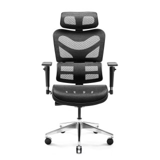 Čierne ergonomické kreslo Diablo