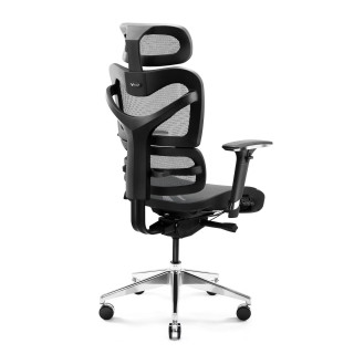 Ergonomické čierno-sivé kreslo Diablo