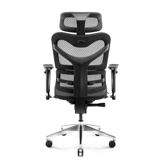 Ergonomické čierno-sivé kreslo Diablo