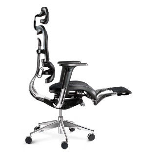 Čierne ergonomické kreslo Diablo