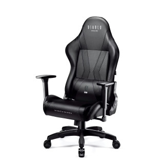 Herné kreslo DIABLO v čiernej farbe