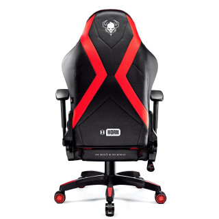 Čierno-červené herné kreslo DIABLO