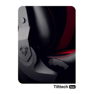 Čierno-červené herné kreslo DIABLO