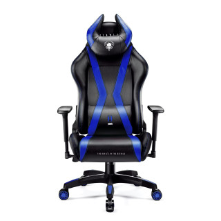 Herné čierno-modré kreslo DIABLO