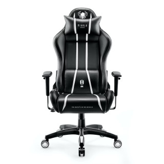 Herné čierno-biele kreslo DIABLO KING