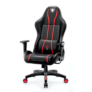 Herné čierno-červené kreslo DIABLO KING
