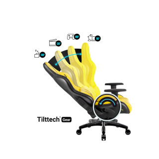 Žlto-čierne herné kreslo DIABLO KING