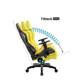 Žlto-čierne herné kreslo DIABLO KING