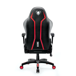 Čierno-červené herné kreslo DIABLO