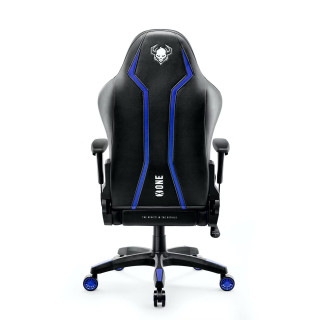 Herné kreslo DIABLO čierno-modrej farby