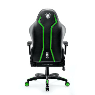 Čierno-zelené herné kreslo DIABLO