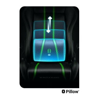 Čierno-zelené herné kreslo DIABLO