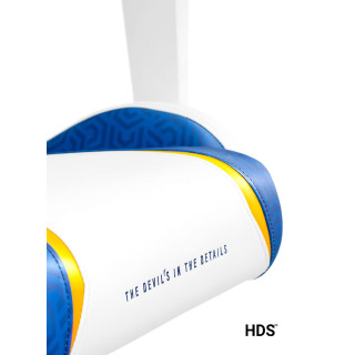 Modro-biele herné kreslo DIABLO KING