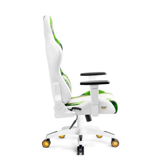 Zeleno-biele herné kreslo DIABLO Craft