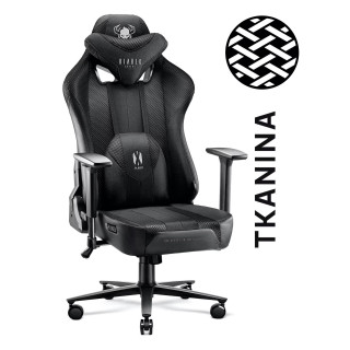 Herné čierne kreslo DIABLO KING