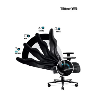 Herné čierne kreslo DIABLO KING