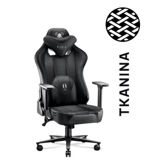 Čierne herné kreslo DIABLO