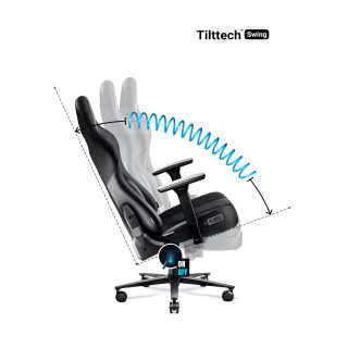 Čierne herné kreslo DIABLO