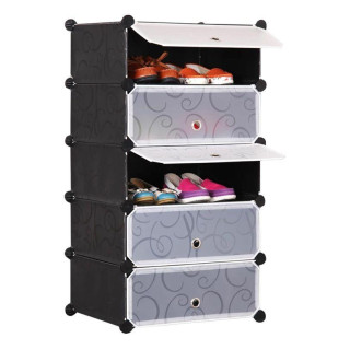 Modulárny skriňový botník - 5 úrovní 