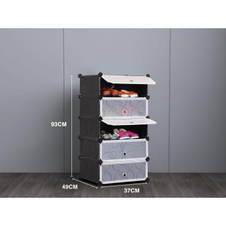 Modulárny skriňový botník - 5 úrovní 