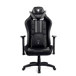 Čierno-sivé herné kreslo DIABLO