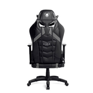 Čierno-sivé herné kreslo DIABLO