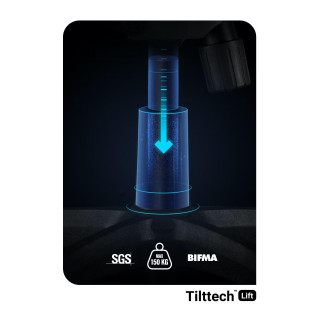 Čierno-sivé herné kreslo DIABLO