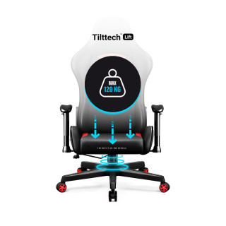 Herné kreslo DIABLO čierno-červenej farby