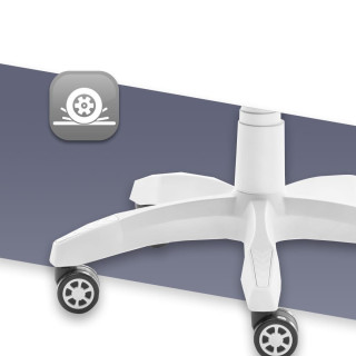 Sivé herné kreslo HELL´S CHAIR s mramorovým dizajnom