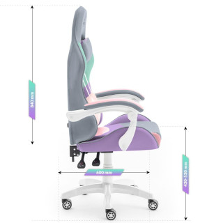 Herné kreslo HELL´S CHAIR s farebným dizajnom