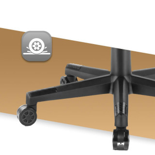 Herné hnedé kreslo HELL´S CHAIR so šachovnicovým vzorom