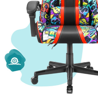 Detské farebné herné kreslo HELL´S CHAIR