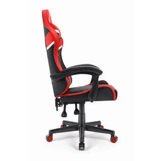 Herné kreslo HELL´S CHAIR v červeno-čiernej farbe