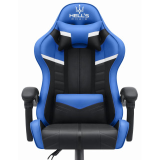 Modro-čierne herné kreslo HELL´S CHAIR