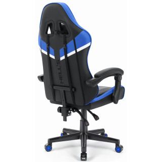 Modro-čierne herné kreslo HELL´S CHAIR