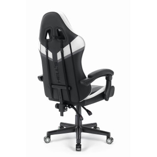 Herné kreslo HELL´S CHAIR v bielo-čiernej farbe