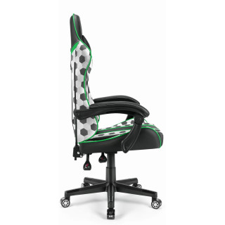 Herné kreslo HELL´S CHAIR v bielo-čiernej farbe