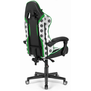 Herné kreslo HELL´S CHAIR v bielo-čiernej farbe