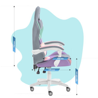 Detské farebné herné kreslo HELL´S CHAIR