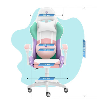 Detské herné kreslo HELL´S CHAIR s farebným dizajnom