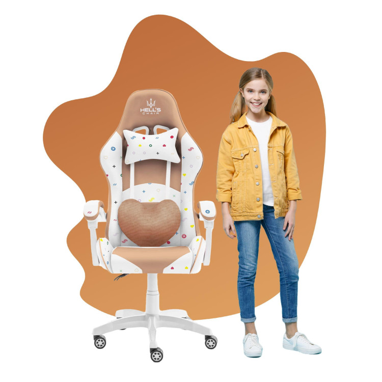 Vzorované herné kreslo HELL´S CHAIR pre deti