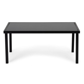 Set záhradného nábytku v čiernej farbe