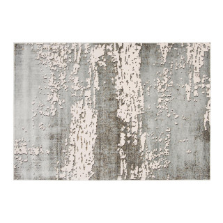 Moderný sivý koberec so vzorom