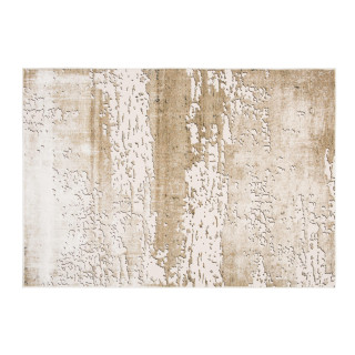 Moderný béžový koberec so vzorom